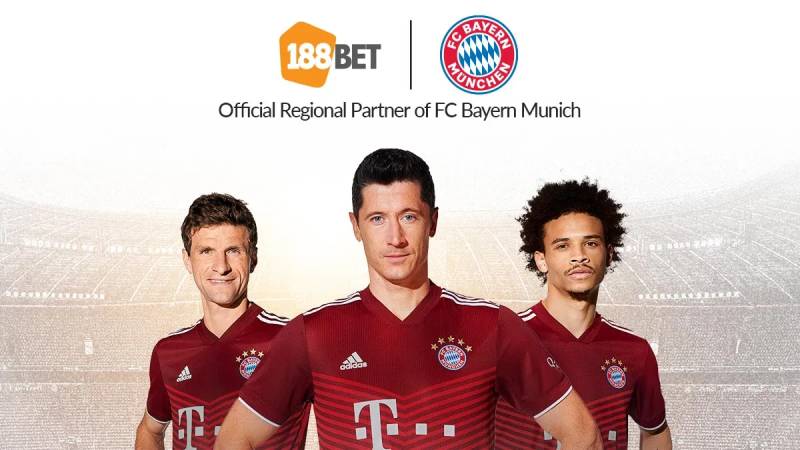 Tài Trợ 188bet 1 188bet đồng hành cùng FC Bayern Munich – Đối tác khu vực chính thức tại châu Á