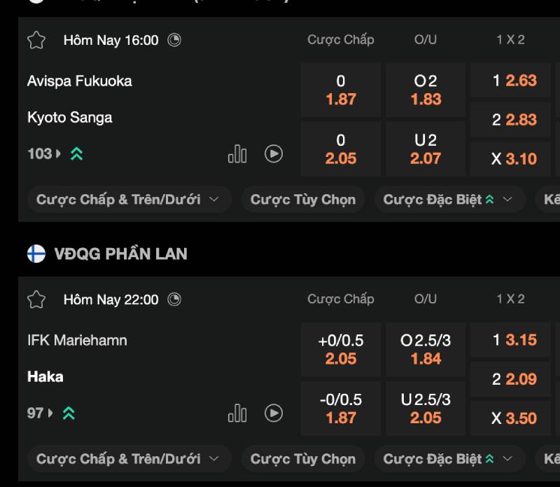 Phân biệt kèo rung và kèo live truyền thống